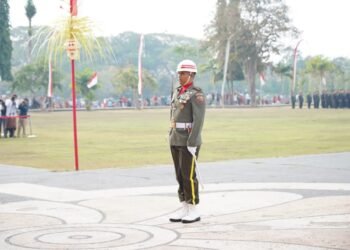 Batalyon TP 928/Brata Sena Yudha Turut Sukseskan Upacara HUT RI ke-81 di Renon